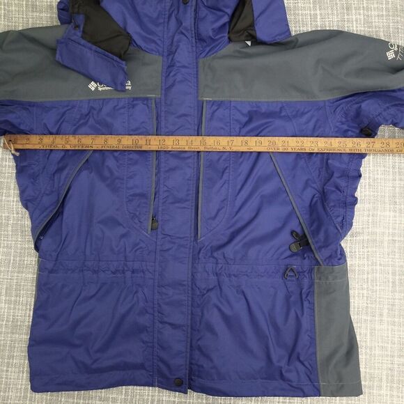 Columbia TITANIUM Jacket Waterproof OmniTech Snowboard Ski Shell Blue Women's L - Picture 13 of 16